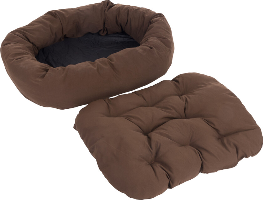Hundeseng Cozy Mocca - L 120 x B 105 x H 25 cm