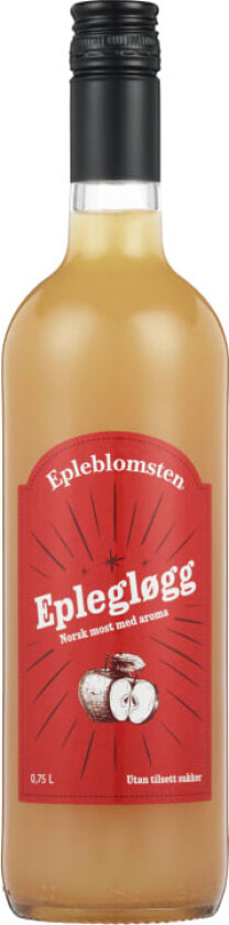 Eplegløgg 0,75l flaske