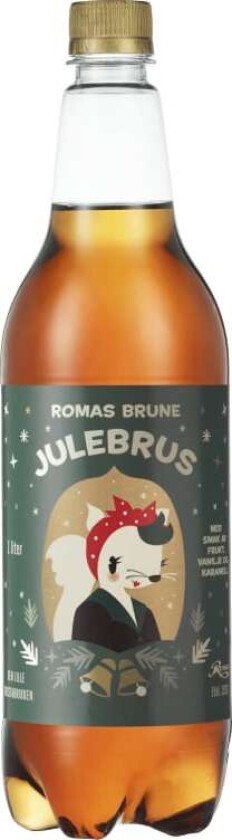 Julebrus Brun 1l flaske