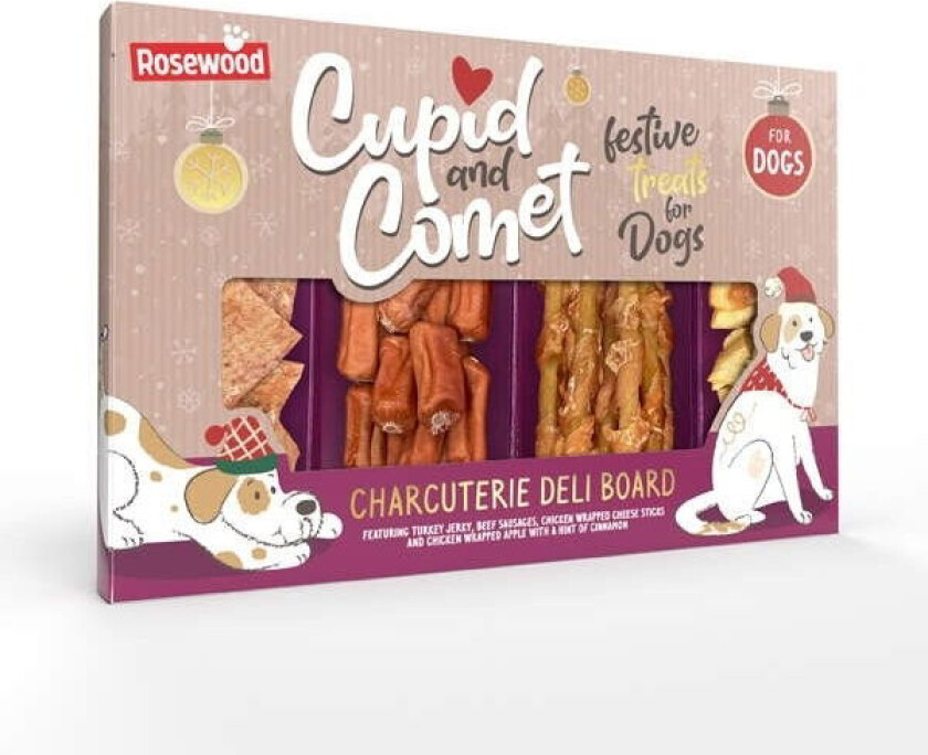 Rosewood Xmas Charcuterie Deli Board Godteribox til Hund 200 g
