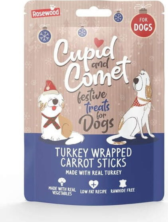 Rosewood Xmas Tyggepinner med Kalkun & Gulerot 100 g
