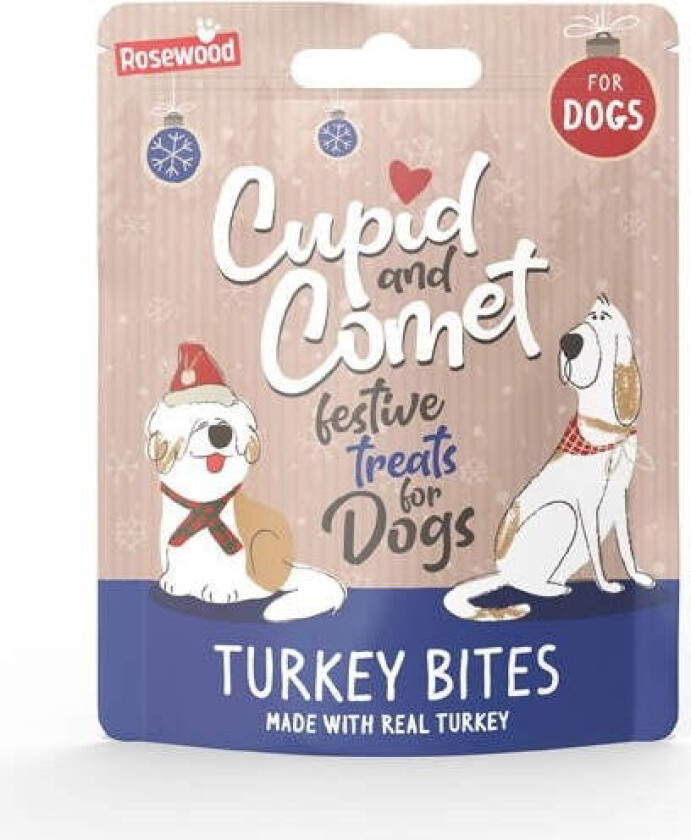 Rosewood Dog Xmas Chicken & Turkey Treats 40 g