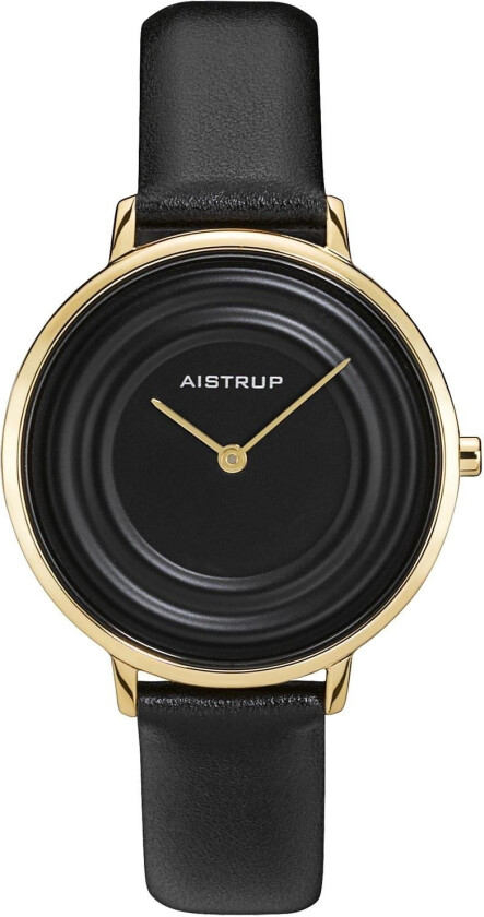 Raindrop AIW7710 - Kvarts - Gull - Dameklokker - Skinn - Mineral