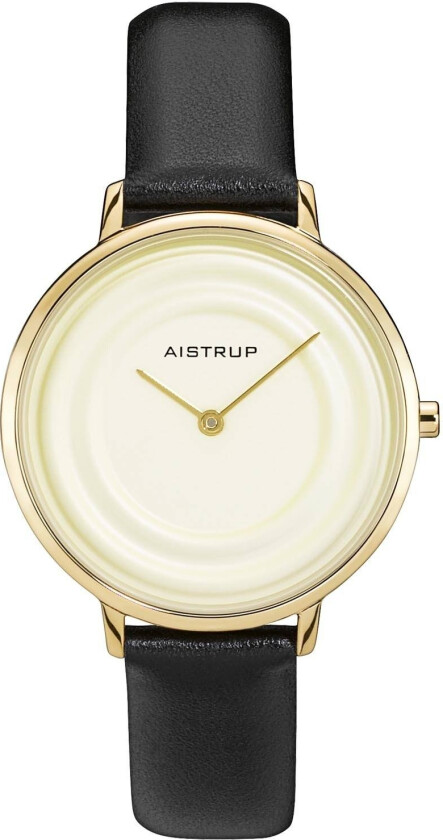 Raindrop AIW7712 - Kvarts - Gull - Dameklokker - Skinn - Mineral