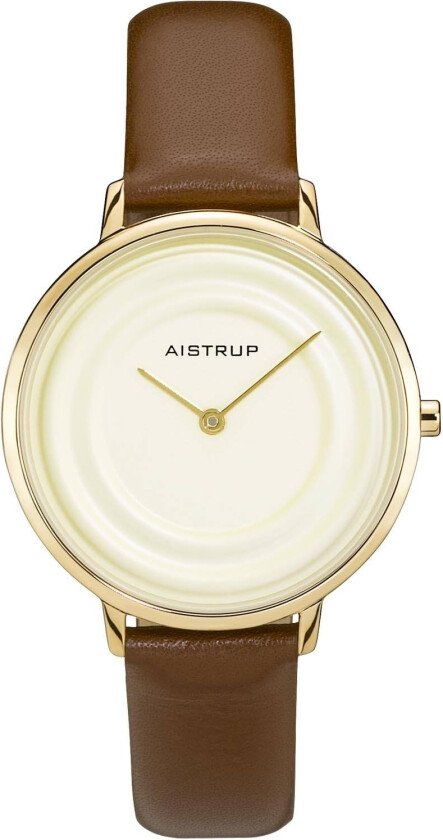 Raindrop AIW7718 - Kvarts - Gull - Dameklokker - Skinn - Mineral