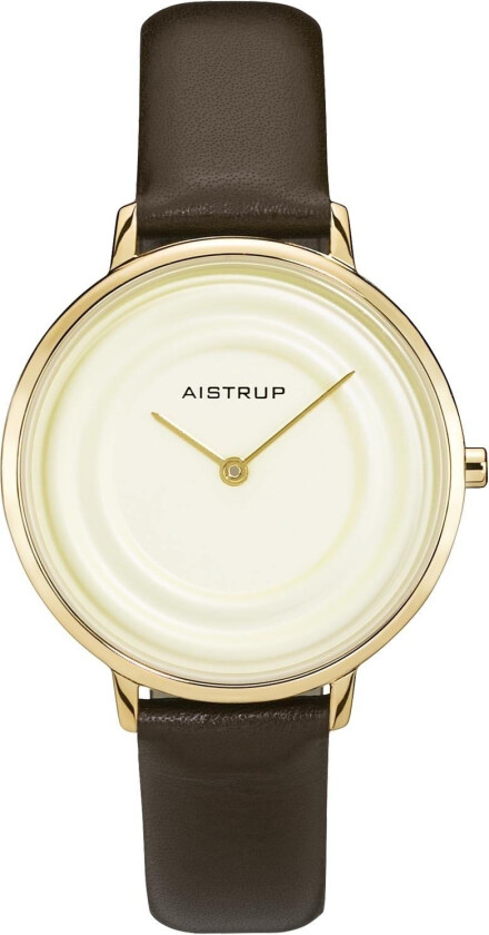 Raindrop AIW7724 - Kvarts - Gull - Dameklokker - Skinn - Mineral