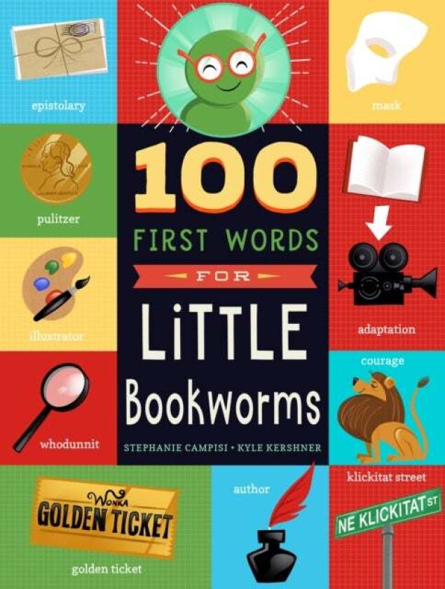 100 First Words for Little Bookworms av Stephanie Campisi