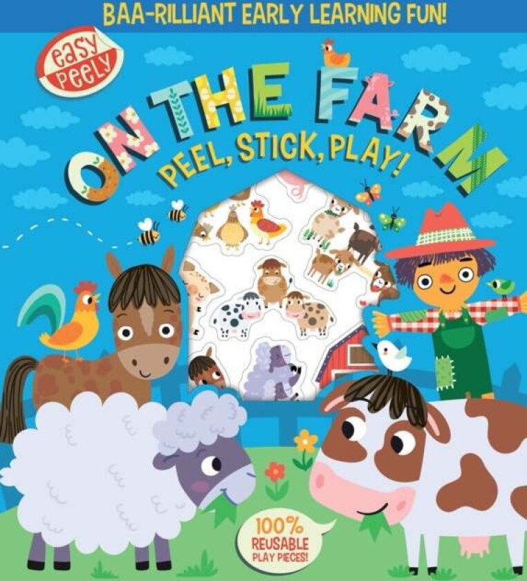 Easy Peely On the Farm - Peel, Stick, Play! av Holly Hall