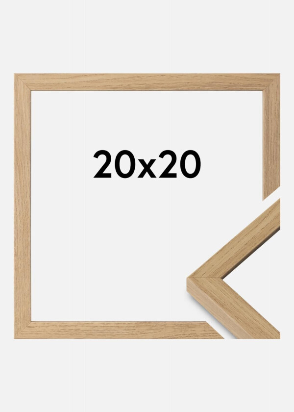 Ramme Ares Akrylglass Natural Oak 20x20 Cm