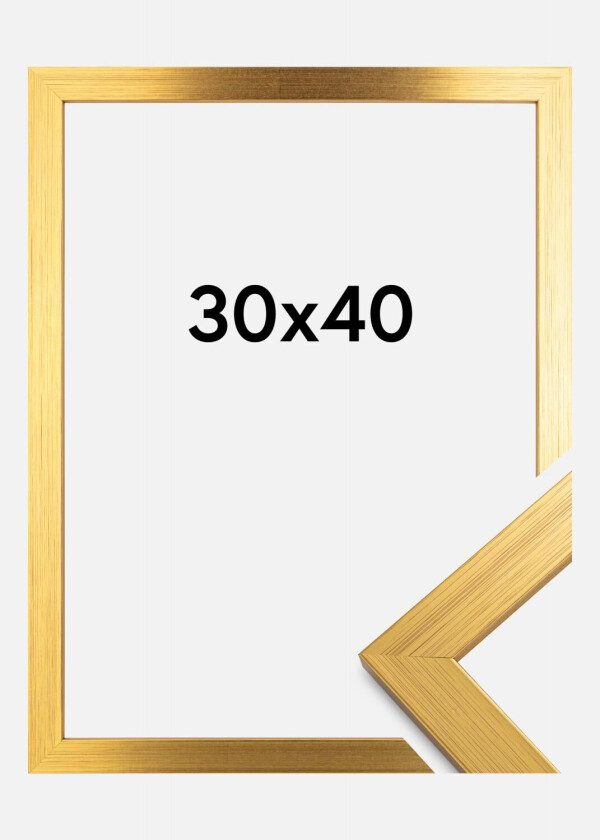 Ramme Gold Wood 30x40 Cm