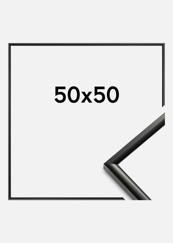 Ramme New Lifestyle Akrylglass Svart 50x50 Cm