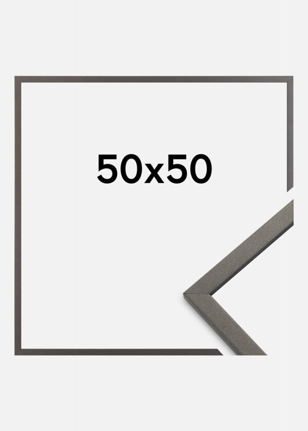 Ramme Edsbyn Grafitt 50x50 Cm