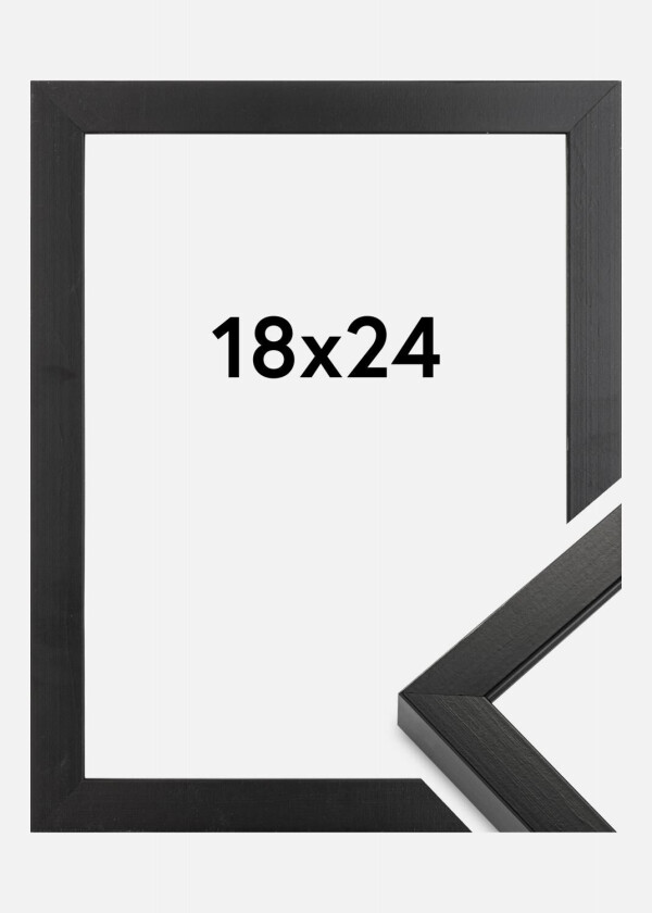 Ramme Amanda Box Svart 18x24 Cm