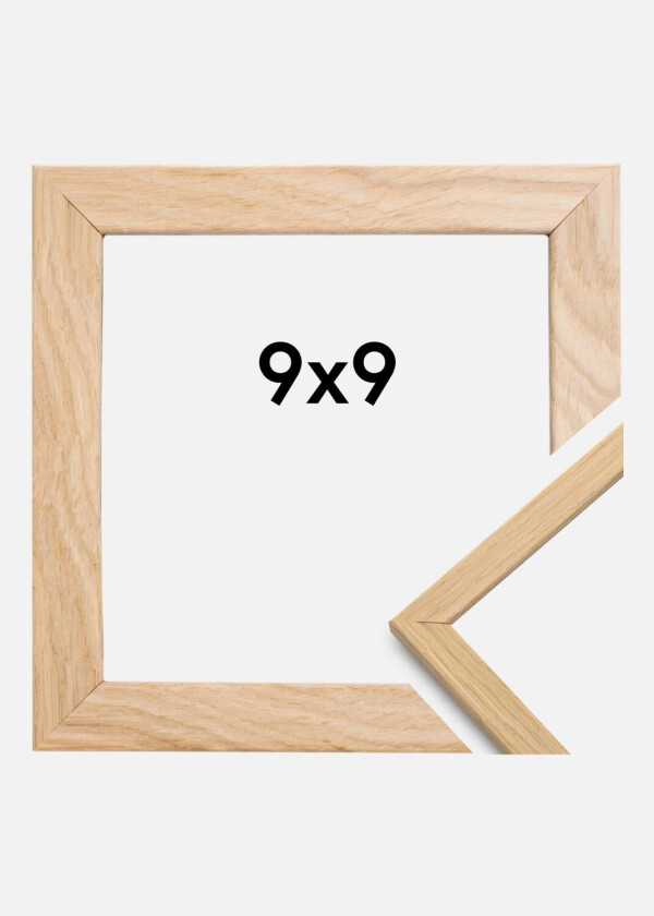 Ramme Edsbyn Akrylglass Eik 9x9 Cm