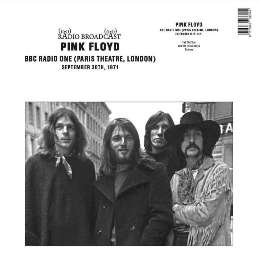 Pink Floyd BBC Radio One (Paris Theatre, London, Sept. 30th, 1971) LP/Vinyl