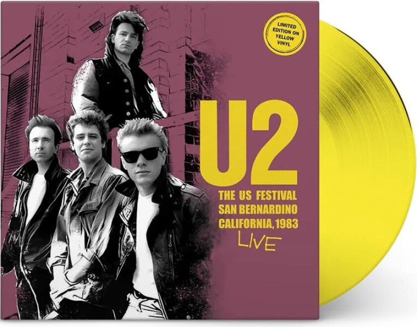 U2 The US Festival San Bernardino California, 1983 Live LP/Vinyl