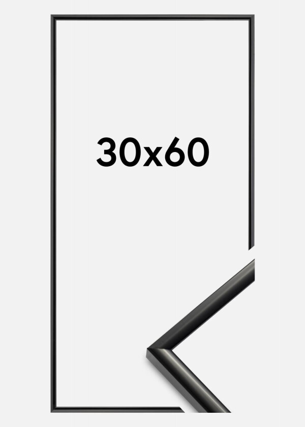 Ramme New Lifestyle Akrylglass Svart 30x60 Cm