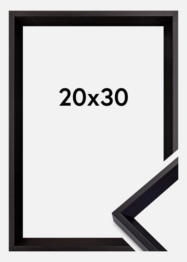 Ramme Globe Akrylglass Svart 20x30 Cm