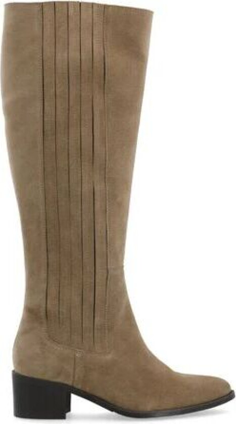 Biacarol Chelsea Knee High Boot Oily Suede - Sand 38