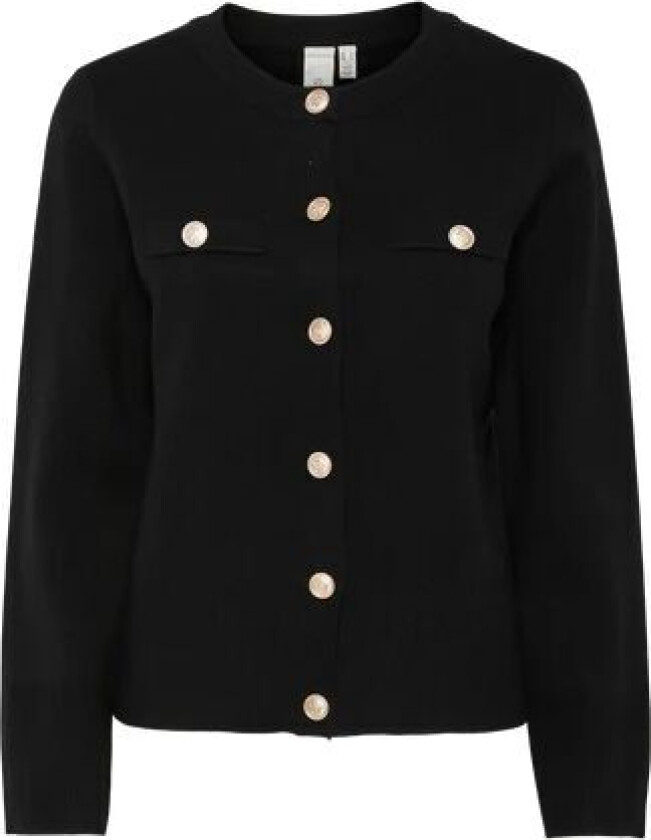 Yaspimi Ls Knit Cardigan S. - Black M
