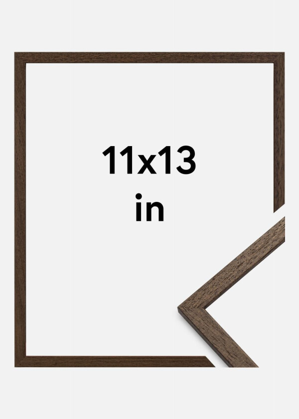 Ramme Edsbyn Akrylglass Valnøtt 11x13 Inches (27,94x33,02 Cm)