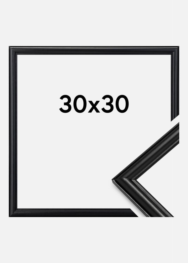 Ramme Line Svart 30x30 Cm