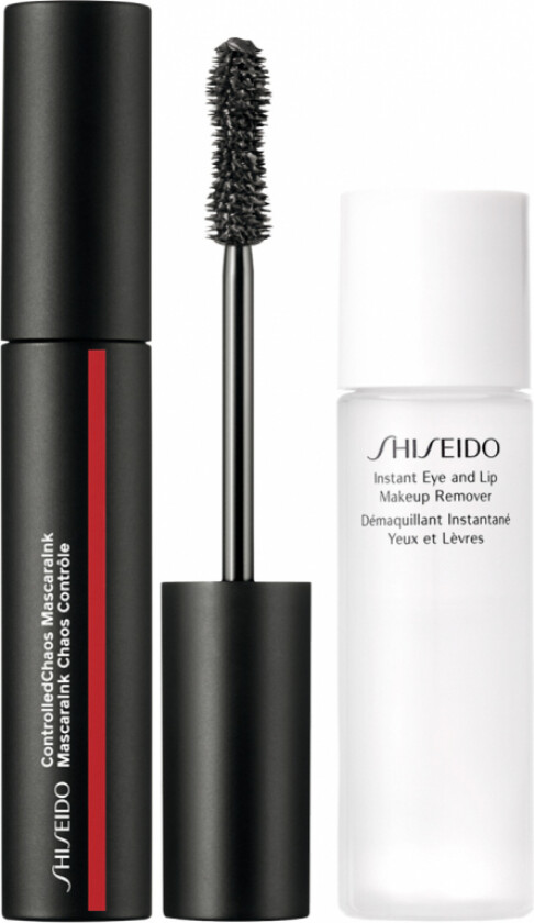 Gift Set Controlled Chaos Mascara + Technosatin Gel Lipstick Mini 416 Red Shift (11,5 g)