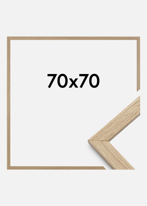 Ramme Stilren Eik 70x70 Cm