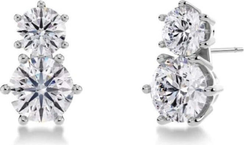 CROWN STUDS DUO Sølv