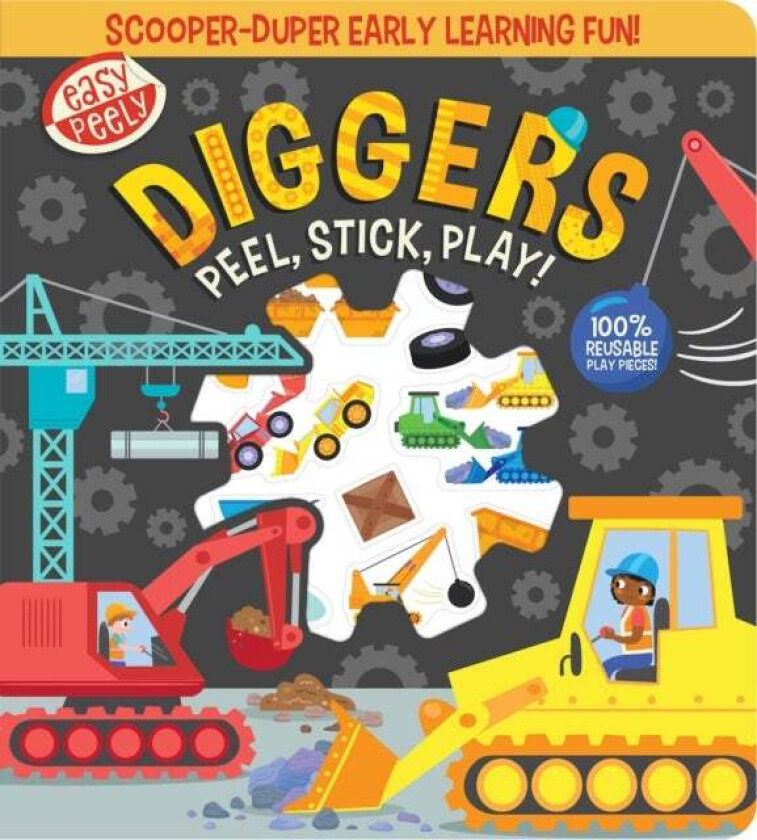 Easy Peely Diggers - Peel, Stick, Play! av Holly Hall