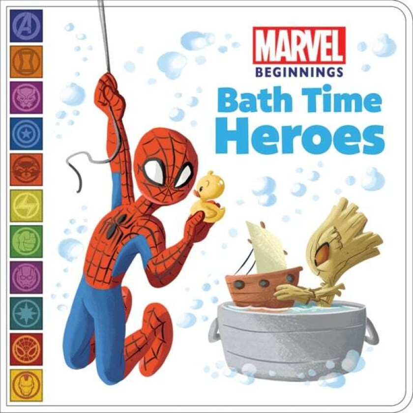 Marvel Beginnings: Bath Time Heroes Bath Book av Pi Kids