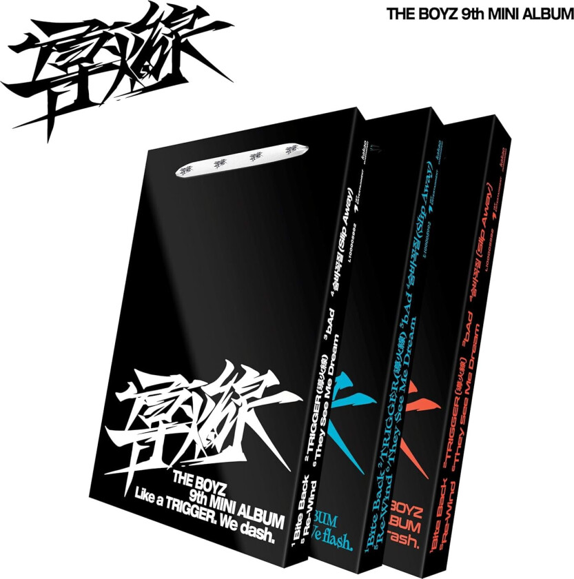 The Boyz Fuse Random Cover incl. 96pg Photobook, Postcard, 6pk Track Sticker Pack, Card Sticker + 2 Photocards CD