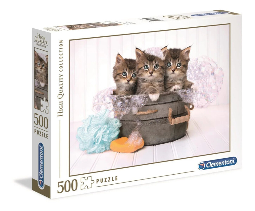 Puslespill 500 Kittens And Soap