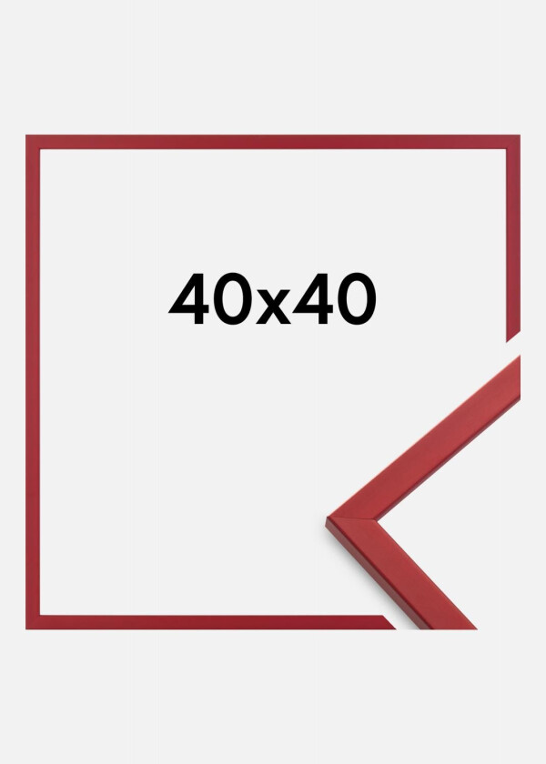 Ramme Edsbyn Akrylglass Rød 40x40 Cm