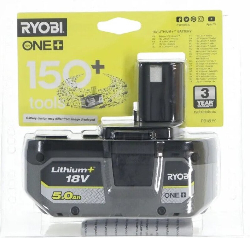 Bilde av Rb1850x One+ Batteri - 5,0 Ah