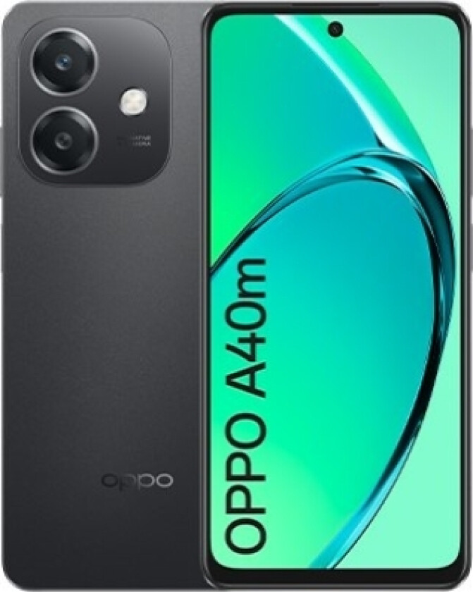 Oppo A40 16.9 Cm (6.67&Quot ) Dual Sim Android 14 4G Usb Type-C 4 Gb 128 Gb 5100 Mah Black