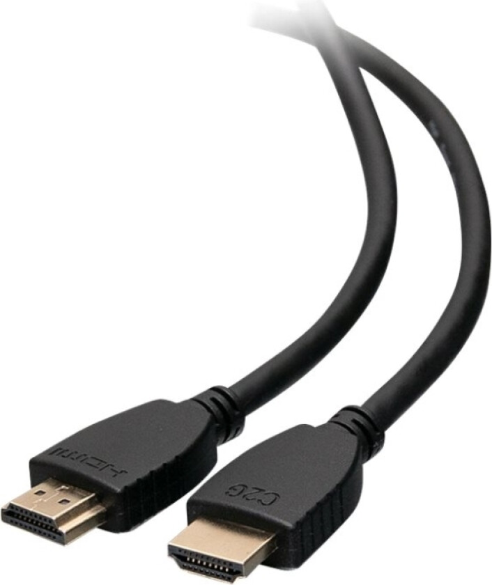 C2g 6Ft 4K Hdmi Cable With Ethernet - High Speed - Ultrahd Cable - M/M - Hdmi-Kabel Med Ethernet - Hdmi Hann Til Hdmi Hann - 1.83 M - Skjermet - Svar