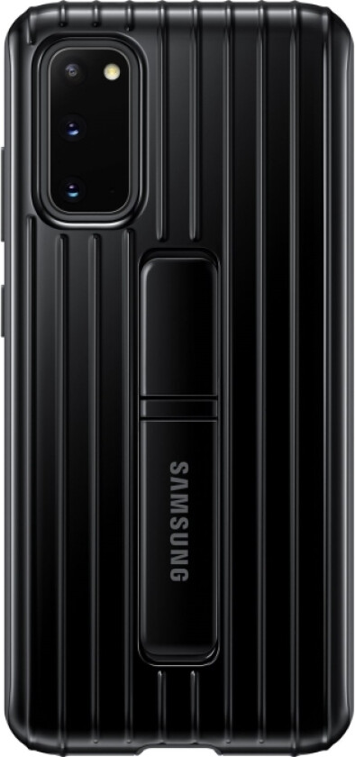 Protective Standing Cover Ef-Rg980 - Baksidedeksel For Mobiltelefon - Svart - For Galaxy S20, S20 5G