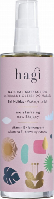 Hagi_Naturlig Massasjeolje Ferie På Bali 100Ml