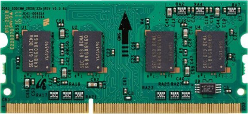 - Ddr3 - Modul - 2 Gb - So Dimm 204-Pin - Ikke-Bufret - Ikke-Ecc