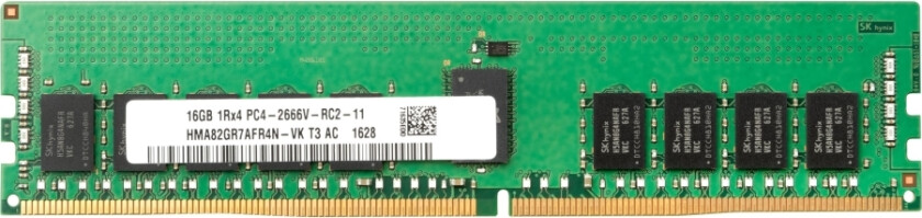 Hp - Ddr4 - Modul - 16 Gb - Dimm 288-Pin - 2666 Mhz / Pc4-21300 - 1.2 V - Ikke-Bufret - Ikke-Ecc - Reklame - For Hp 280 G3, 280 G4, 280 G5, 285 G3, 2