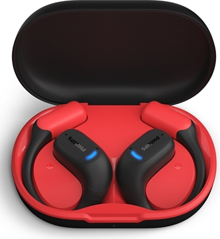 6000 Series Taa6709bk/00 Headphones/Headset True Wireless Stereo (Tws) Ear-Hook Sports Bluetooth Black, Red