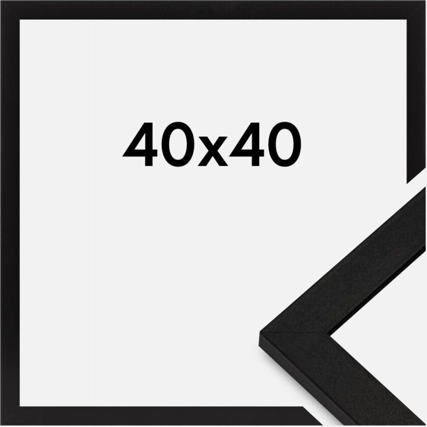 Ramme Bga Classic Akrylglass Svart 40x40 Cm