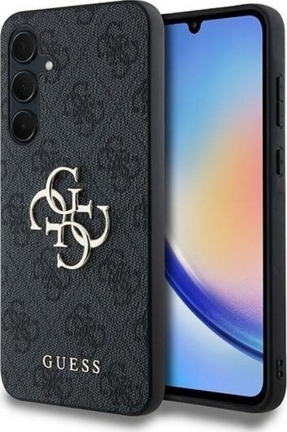 Case Guhcsa354gmggr Samsung Galaxy A35 Hardcase 4G Big Metal Logo Svart/Svart