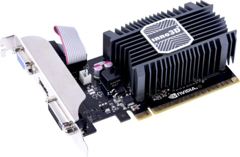 Inno3d Geforce Gt 730 Lp - Grafikkort - Gf Gt 730 - 4 Gb Ddr3 - Pcie Lav Profil - Dvi, D-Sub, Hdmi
