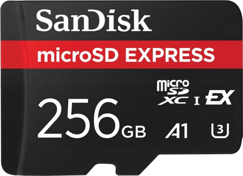 Bilde av Sandisk Express - Flashhukommelseskort - 256 Gb - Microsdxc Uhs-I