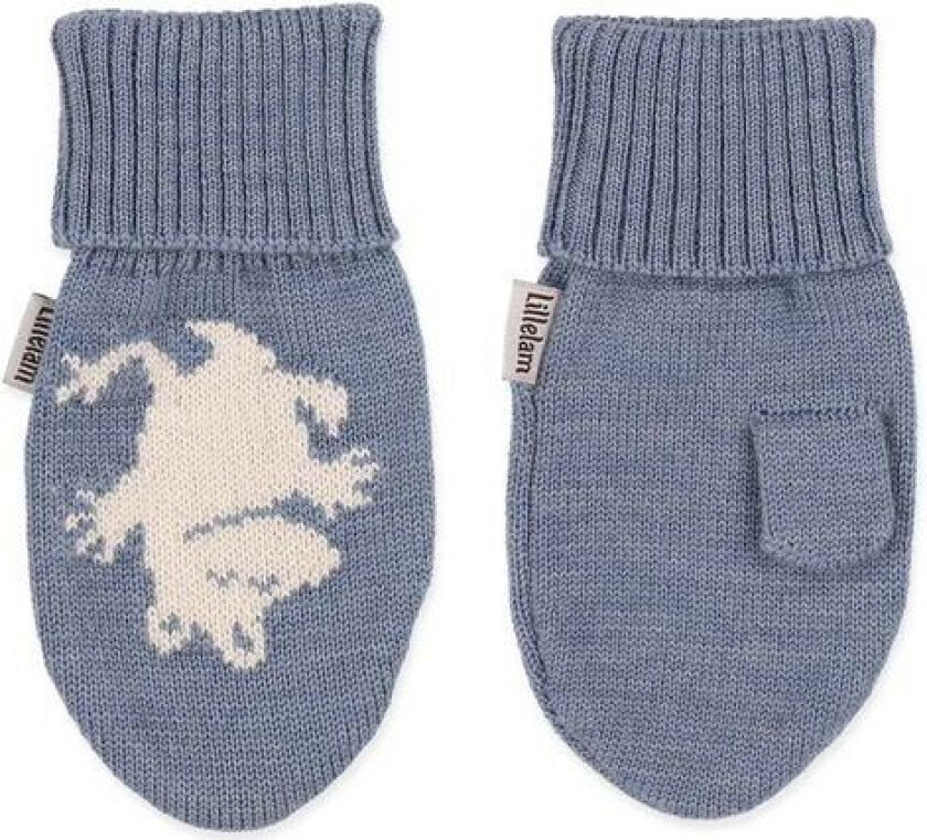 Mummi votter til baby og barn, Mellomblå