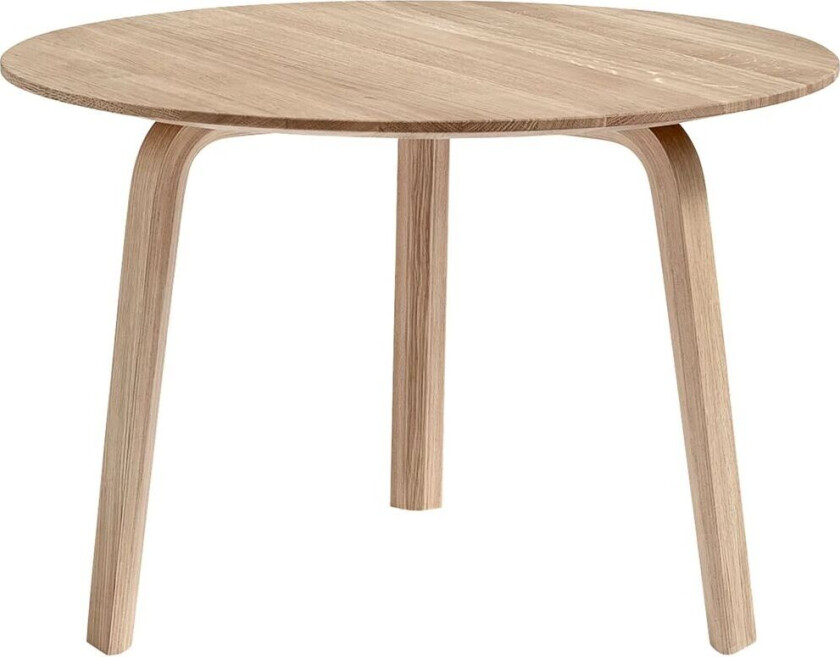 HAY Bella sofabord Lacquered oak, Ø60x39 cm