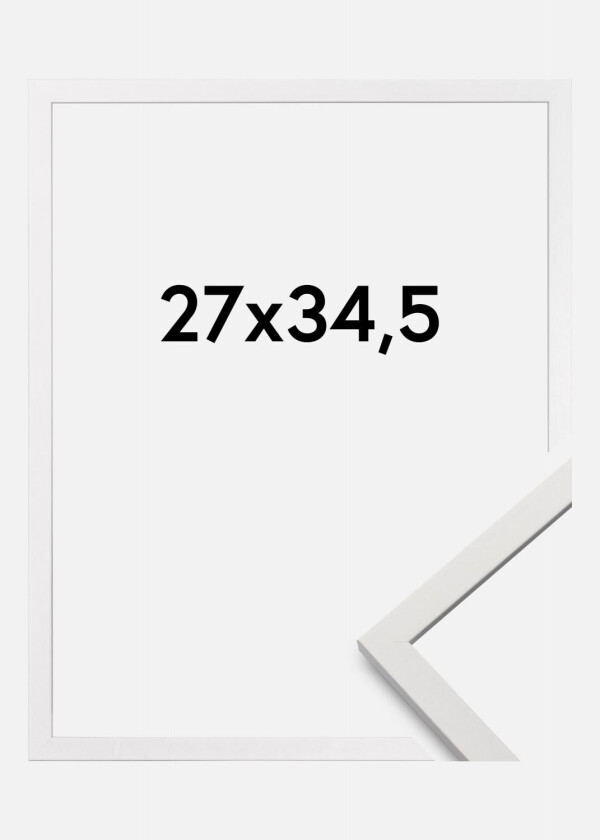 Ramme Edsbyn Akrylglass Hvit 27x34,5 Cm