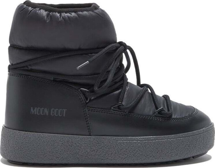 Moon Boot Women's Low Track Low Nylon Water-Repellent Black 40